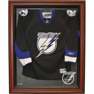 Tampa Bay Lightning Full Size Removable Face Jersey Display, Brown 