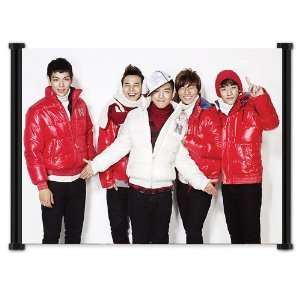 Big Bang Kpop Fabric Wall Scroll Poster (21x16) Inches