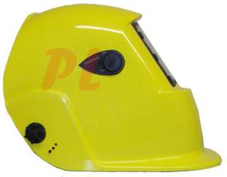 Solar Auto Darkening Welding Welder Helmet Yellow Lime  