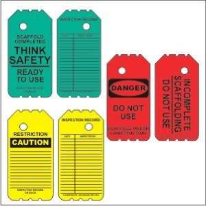  Scaffold Tag Kit  6 Disposable Tags  10 Red Tags, 10 Green Tags 