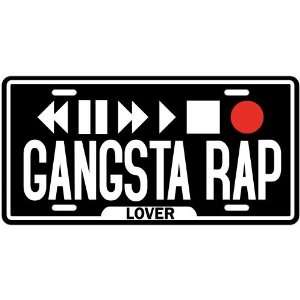  New  Play Gangsta Rap  License Plate Music