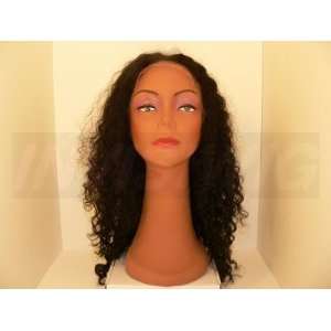  Full Lace Wig length 18, Color 1, Texture Curly Beauty