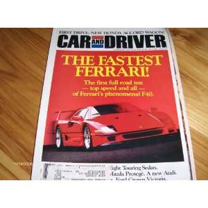 Road Test 1991 Subaru Legacy Sport Sedan Car and Driver Magazine