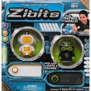 Zibits Remote Control 2 Robot Gift Pack   SPEX (Black/Green) & DINC 