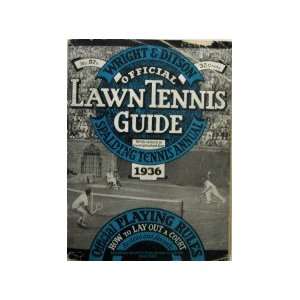  Lawn Tennis Guide Irvin C. Wright Books