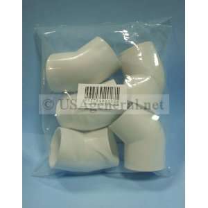  PVC 2 45 Degree Schedule 40 Fitting Pack of:5: Home 