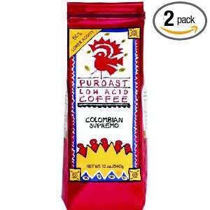   Colombian Supremo Blend Grind Drip Grind, 12 Ounces Bags (Pack of 2