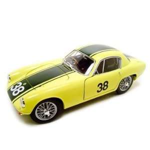 1960 Lotus Elite Yellow #38 Racing 118 Diecast Model 