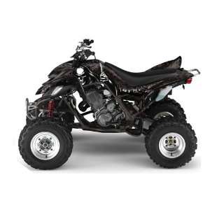   Yamaha Raptor 660 ATV Quad Graphic Kit   Reaper Black Automotive