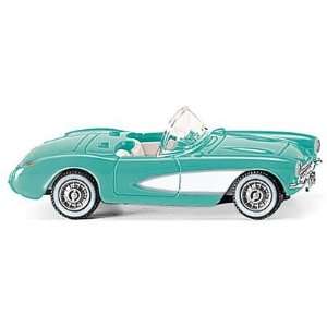  Wiking 08190430 Chevrolet Corvette Turquoise: Toys & Games