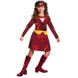 Iron Man 2 Ironette Girls Costume Dress Up Large Plus 10 1/2   12 1/2 