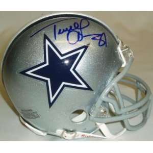 Terrell Owens Signed Mini Helmet   Cowboys:  Sports 