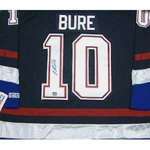 Autographed Pavel Bure Jersey   (Vancouver Canucks):  