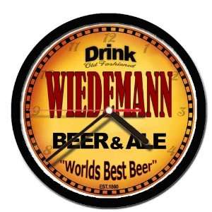  WIEDEMANN beer and ale cerveza wall clock: Everything Else
