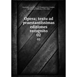   ,Baumgarten Crusius, Detlev Carl Wilhelm, 1786 1845 Suetonius Books