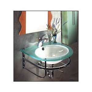  Whitehaus WHTC401 Crystal New Generation Glass Lavatory 