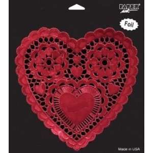  Red Heart Paper Lace Doilies, 6 inch: Health & Personal 