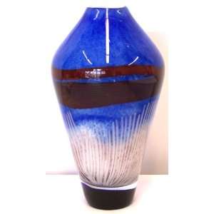  Murano Art Glass Vase Water, Fire & Earth A17: Home 