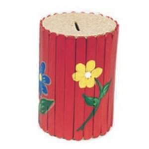  Craft Stick Barrel Bank Craft Kit (Makes 25): Toys & Games