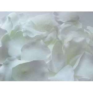 White Scented Silk Rose Petals   Almond Scented 