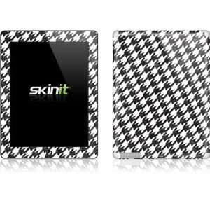  Houndstooth Black/White skin for Apple iPad 2: Computers 