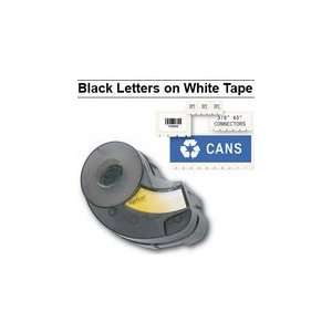   Label, 1.5 x .5, Black on White, 500/Cartridge
