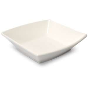   Collection 8 1/2 Inch Square Serving Bowl, White: Kitchen & Dining