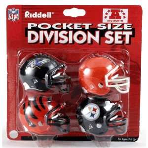  AFC North Division (4pc.) Traditional Pocket Pro NFL 