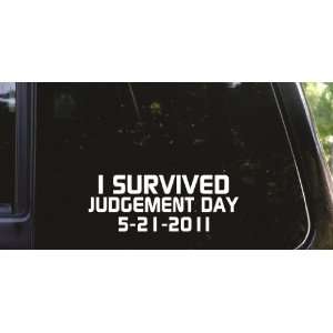  I survived Judgement day 5 21 11 funny vinyl decal 