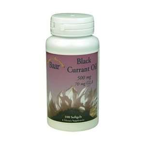  Black Currant Oil, 500 Mg, 100 Softgels Health & Personal 