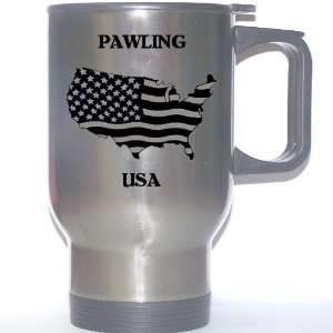  US Flag   Pawling, New York (NY) Stainless Steel Mug 