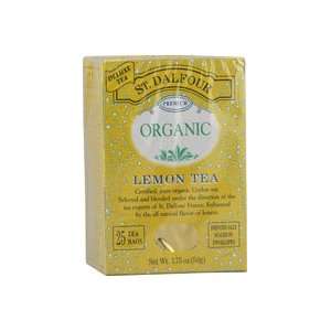  St. Dalfour Organic Lemon Tea    25 Tea Bags: Health 