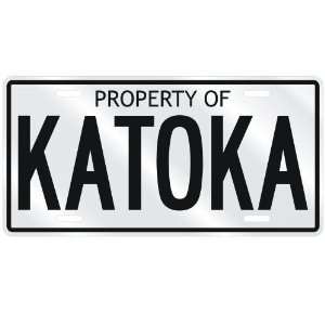  NEW  PROPERTY OF KATOKA  LICENSE PLATE SIGN NAME: Home 
