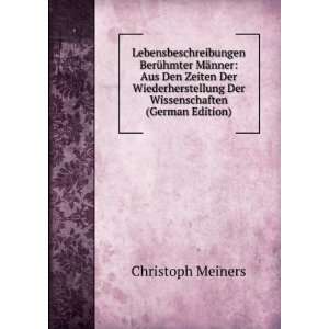  Wissenschaften (German Edition) Christoph Meiners  Books