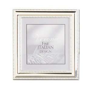   DO NOT SET LIVE5 x 5 Picture Frame in Silver with Delicate Beading
