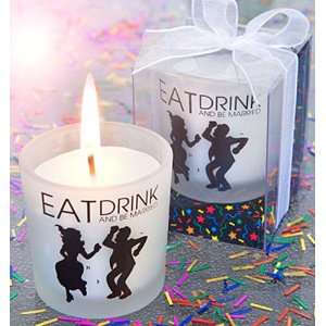  Bridal Shower / Wedding Favors : Eat Drink and Be Married 