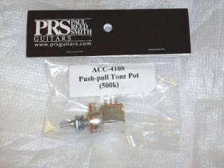 Paul Reed Smith PRS Guitar Coil Tap Tone Pot 500k Pull  