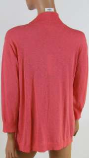 EILEEN FISHER SLOUCHY CARDIGAN (400) NEW NWT MRSP $118 BRIGHT PINK 