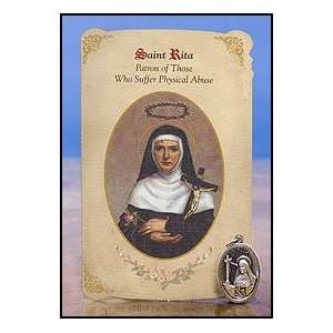   . Rita (Physical Abuse) Healing Holy Card with Medal: Everything Else