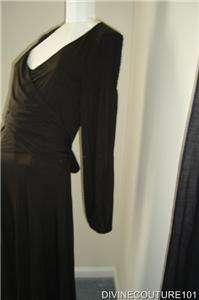 NEW THEORY * GORGEOUS* BROWN DRESS SIZE LARGE  