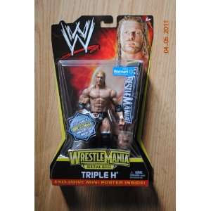  WWE WRESTLEMANIA HERITAGE SERIES TRIPLE H WITH EXCLUSIVE 