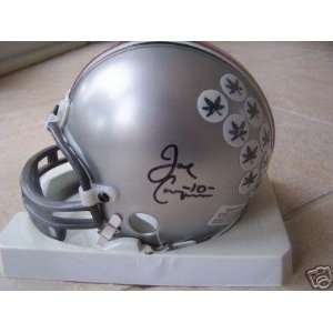 Joe Cooper Ohio St. Buckeyes Signed Mini Helmet   Autographed College 