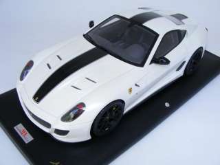 18 MR Ferrari 599 GTO Pearl White / Black lmtd 20 pcs  