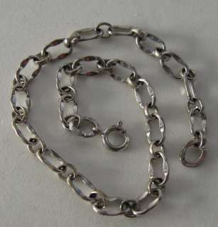   Sterling Silver 925 Starter Charm Bracelet 7.5 FREE SHIPPING  