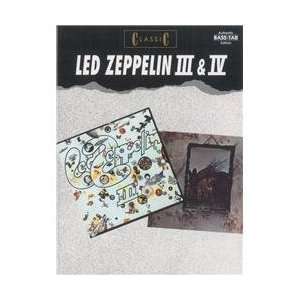   Classic Led Zeppelin III & IV Bass Tab Book: Musical Instruments