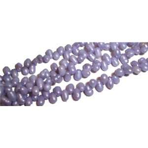   Rice Pearls Lavender 2 3mm Top drilled 16 Arts, Crafts & Sewing