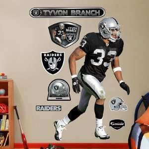  Tyvon Branch Oakland Raiders Fathead NIB 