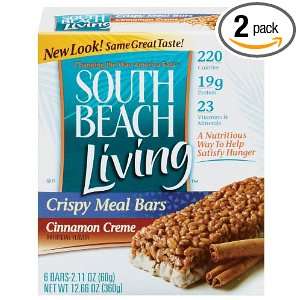   Living Chocolate Peanut Butter Meal Bars, 6 Count Bars (Pack of 2