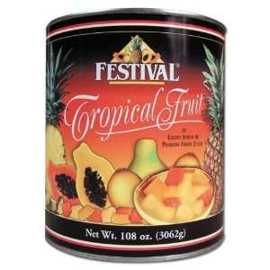 Festival Tropical Fruit in Light Syrup and Passion Fruit Juice, 108 