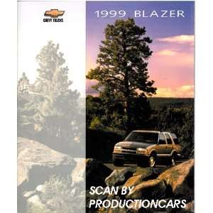 1999 Chevrolet Blazer 38 page Original Dealer Sales Brochure   Chevy 